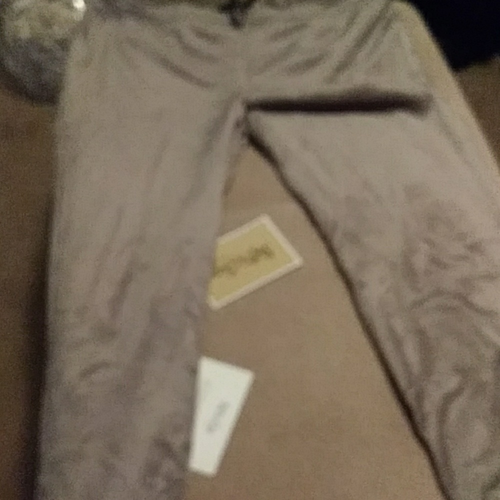 Plush pajama pants